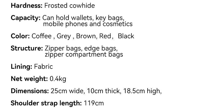 Natural Suede leather Crossbody Bag